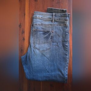 Maurices Women's Blue Mid-Rise Skinny Jeans